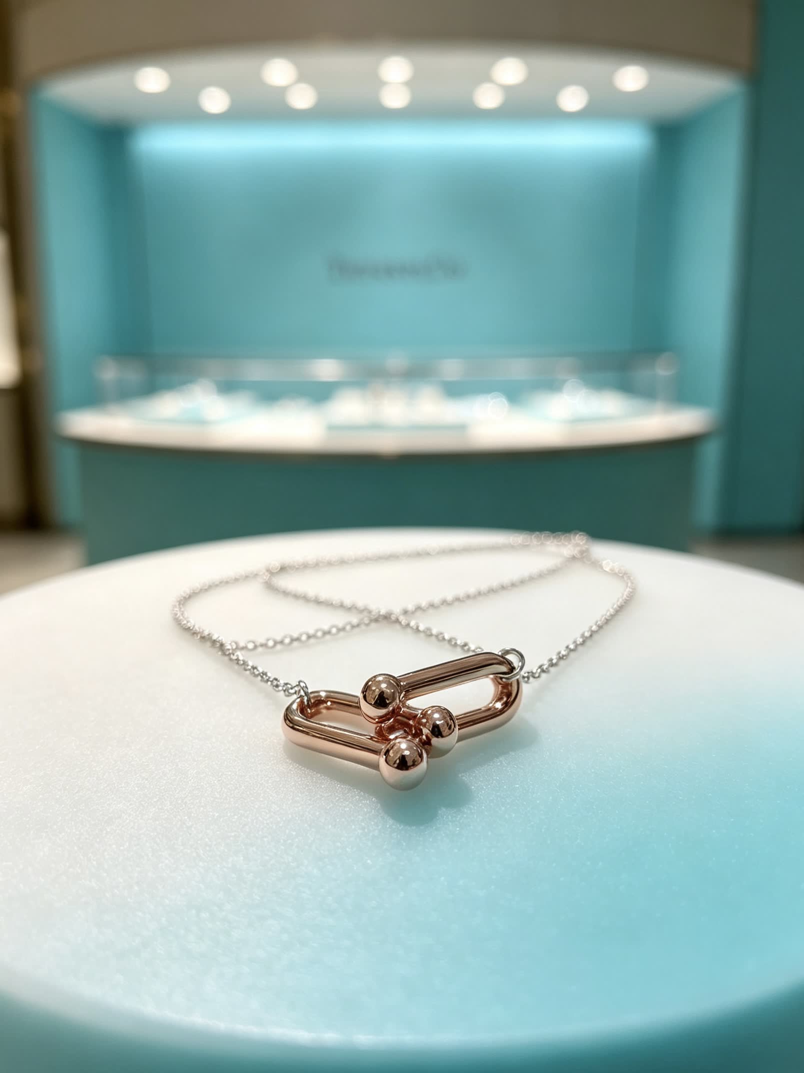 Tiffany & Co. Elsa Peretti® Sterling Silver Heart Link Necklace